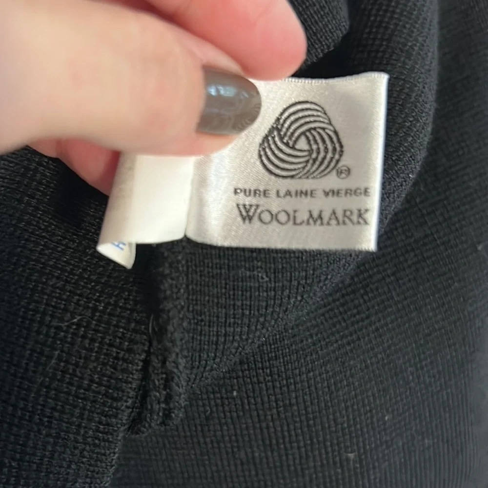 Saint James Breton Wool Sweater in Black Size 8. - Picture 10 of 12